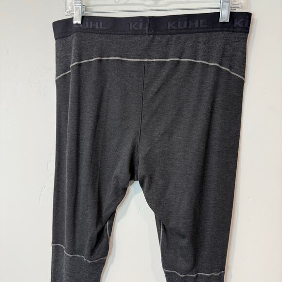 Kuhl Men's Akkomplice Base Layer Set Leggings + Long Sleeve Top Charcoal Gray - Picture 4 of 16